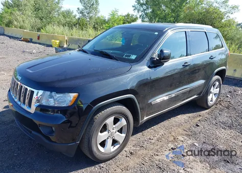 2012 Jeep Grand Cherokee Laredo из США, поврежденный, VIN 1C4RJFAG9CC219223
